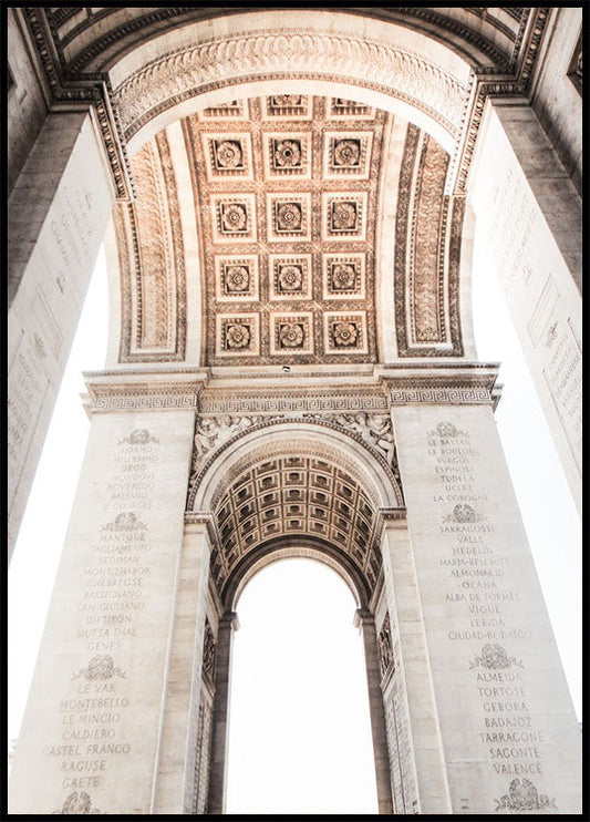 The Arc de Triomphe in Paris Plakat - Posterbox.no