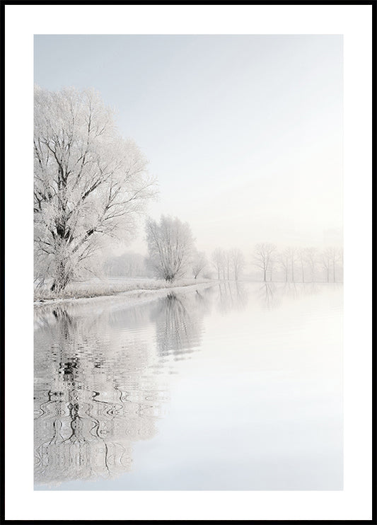 Frostiger Winterbaum Nr. 1 Poster