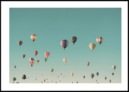 Poster Heißluftballons 