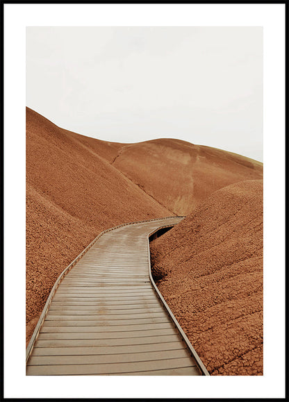 Poster Strandpromenade von Painted Hills 