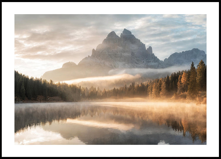 Poster Herbst Bergsee