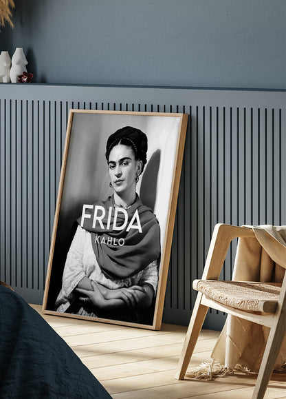 Frida Kahlo Porträt Feministisches Poster 