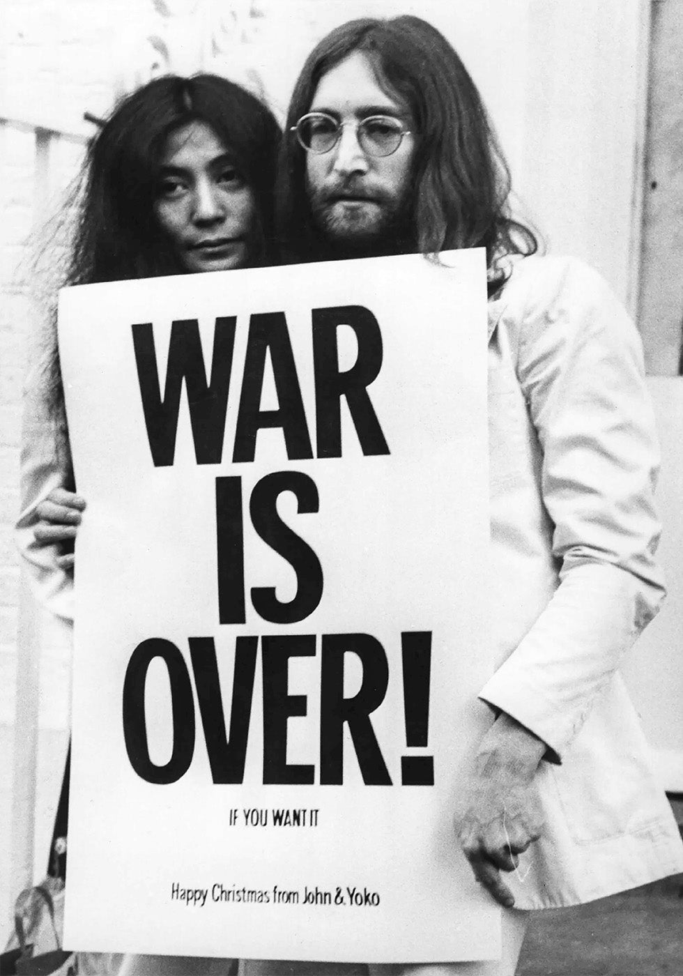 John Lennon &amp; Yoko Ono – Der Krieg ist vorbei Poster 