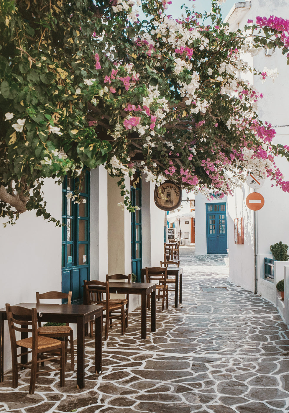 Poster Charmante Gasse in Milos