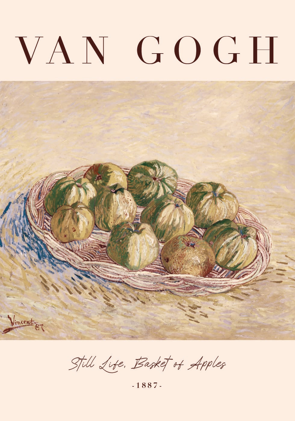 Van Gogh - Obst im Korb Poster