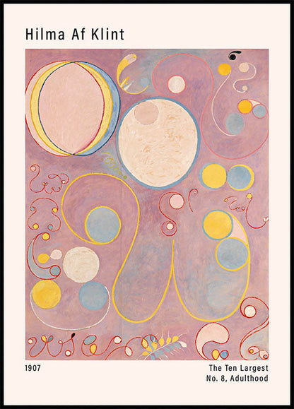 Hilma Af Klint: Die zehn größten Serien, Nr. 8, Poster für das Erwachsenenalter